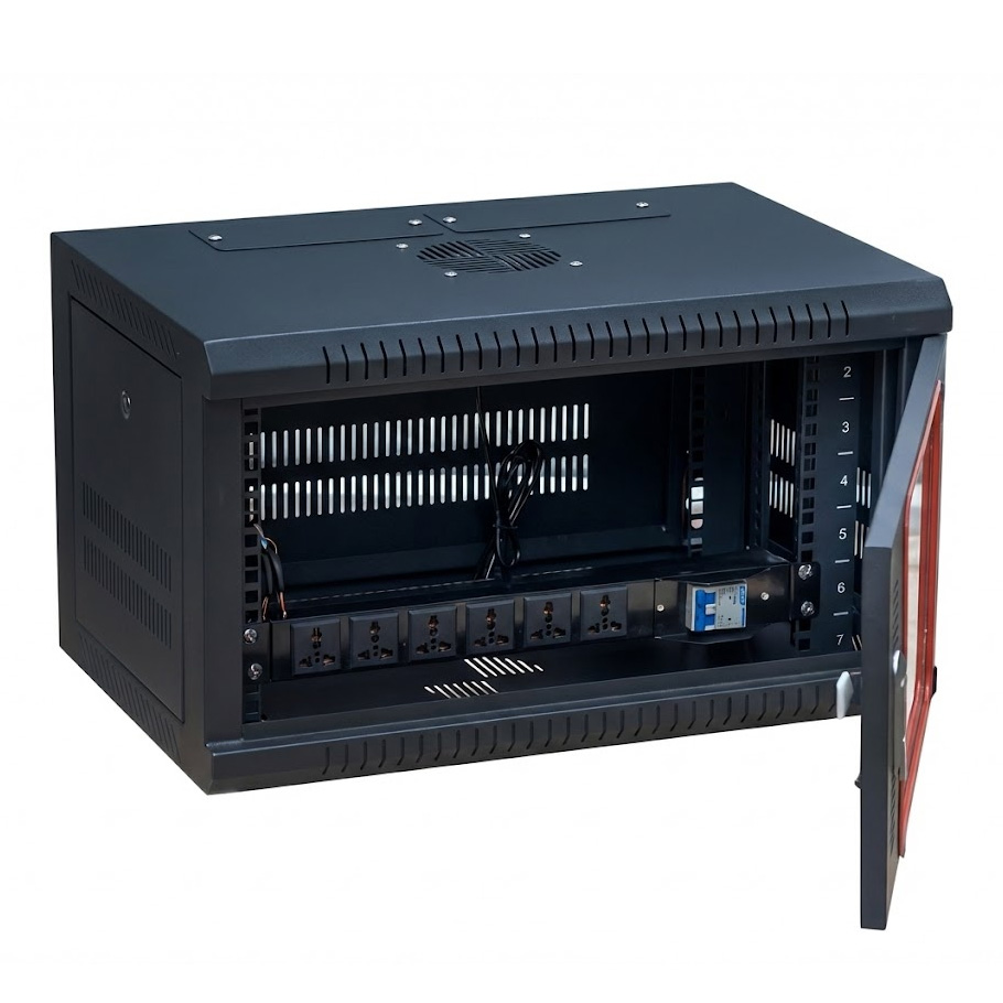 Tủ Rack treo tường 6U D400 hãng Maxtel – MTWR-6U400
