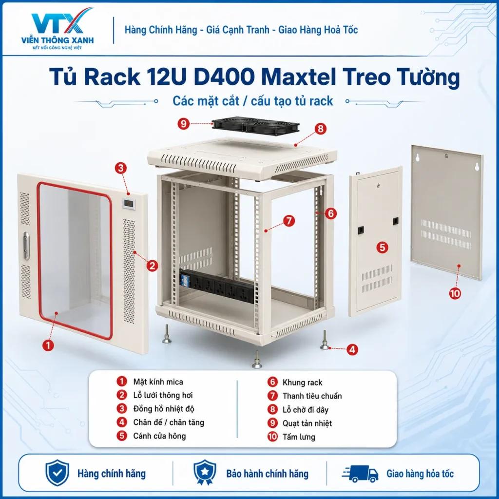 tu-rack-12u-d600