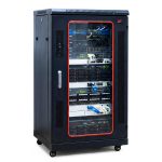 mặt trước tủ rack 20u maxtel