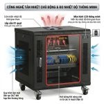 Tủ mạng 10U D600 Maxtel với công nghệ tản nhiệt chủ động