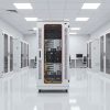 tủ mạng 22u trong môi trường máy chủ bệnh viện