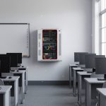 tủ rack 15ud400 maxtel trong phòng lab