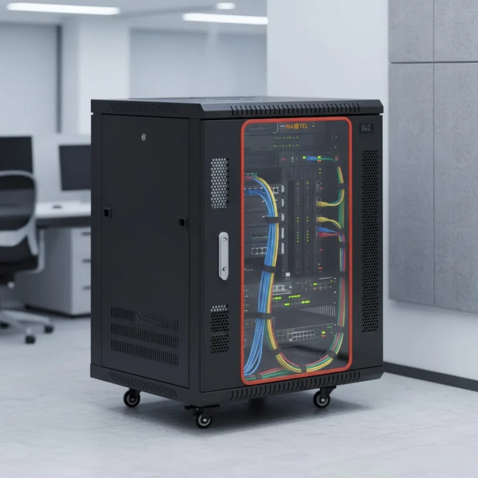 tủ rack 15u d800 maxtel