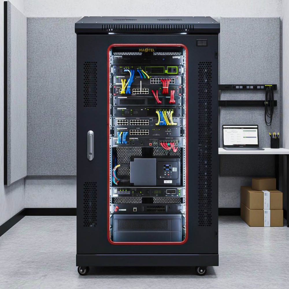 tủ rack 20ud800 Ứng dụng trong hệ thống mạng doanh nghiệp