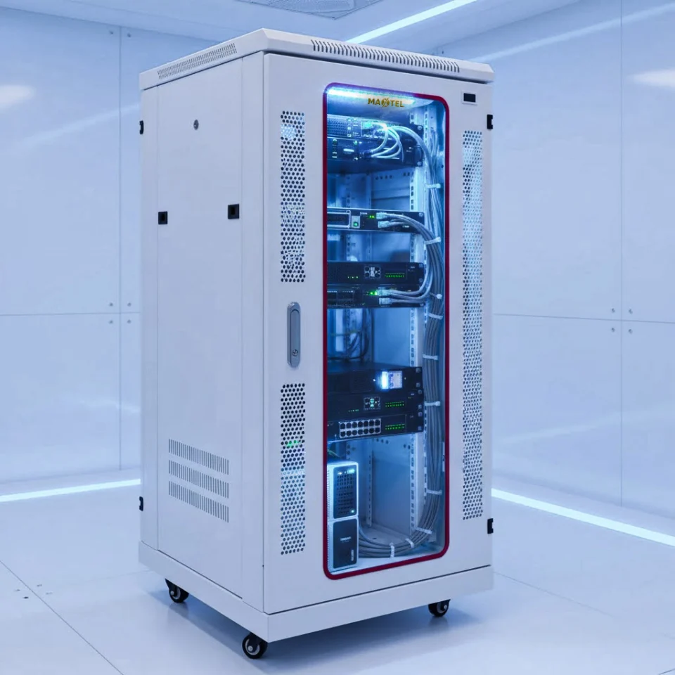 tủ rack 22u Ứng dụng trong trung tâm dữ liệu mini
