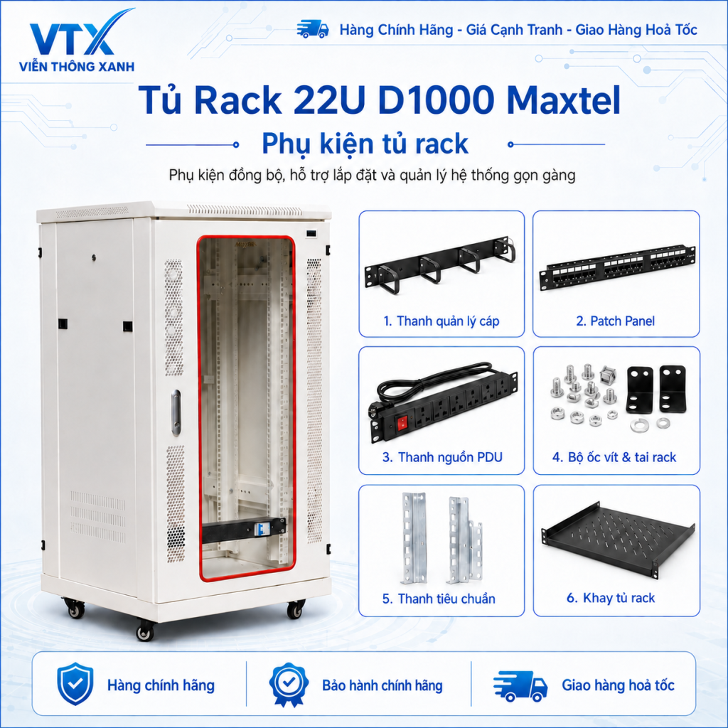 tu-rack-22u-d1000