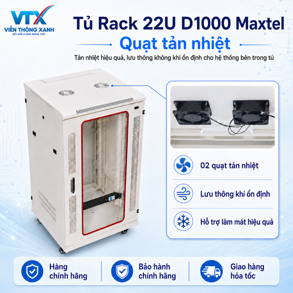 tu-rack-22u-d1000