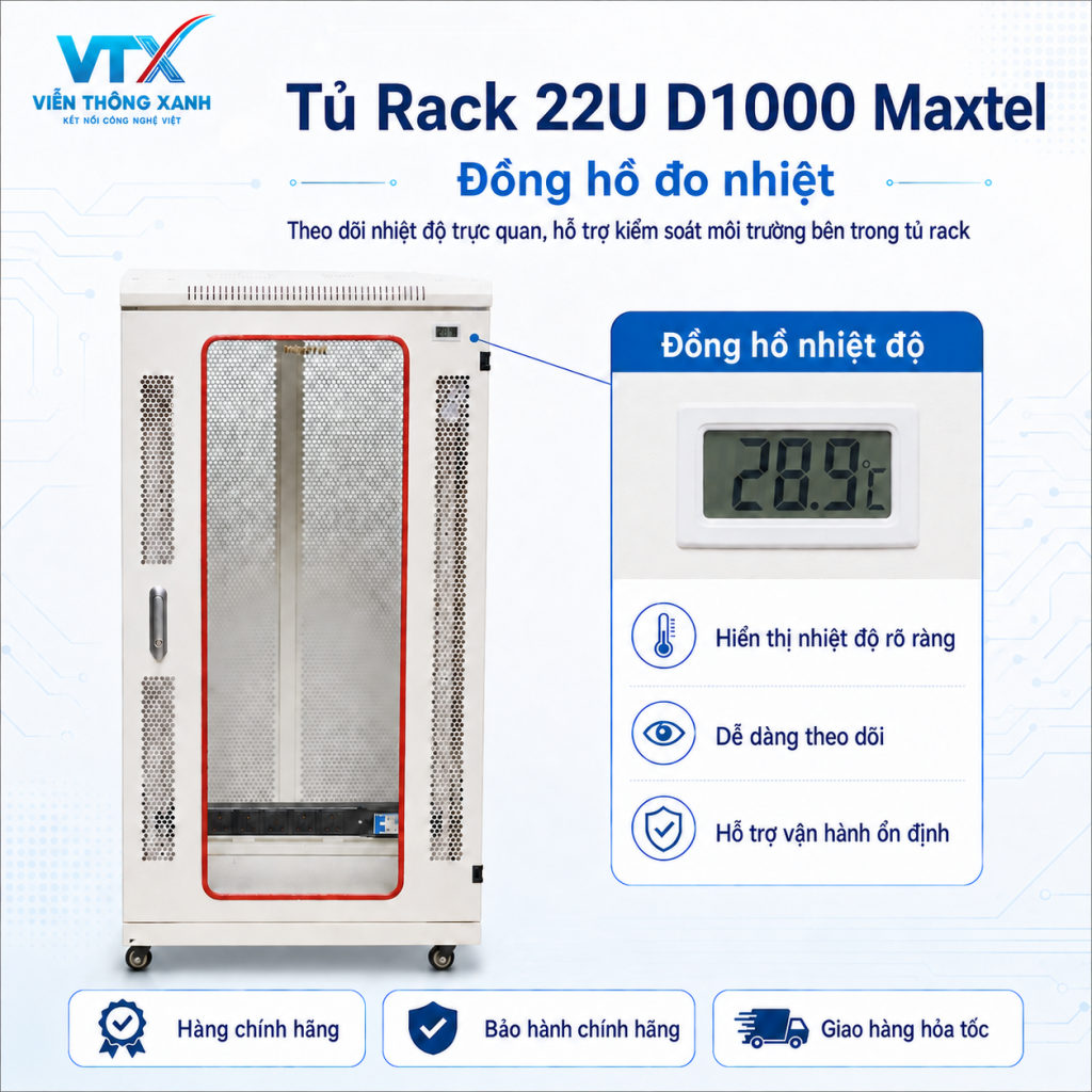 tu-rack-22u-d1000