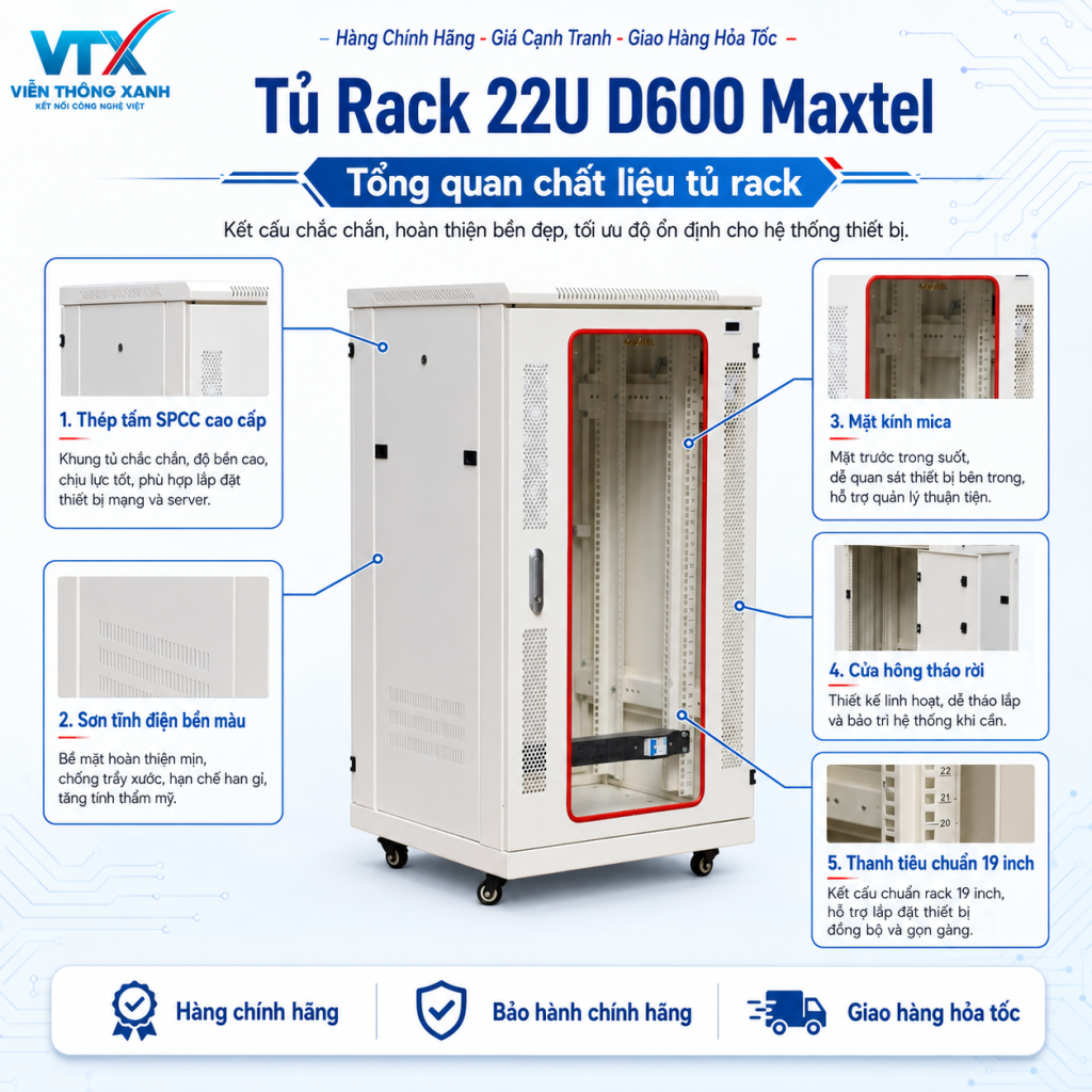 tu-rack-22u-d600