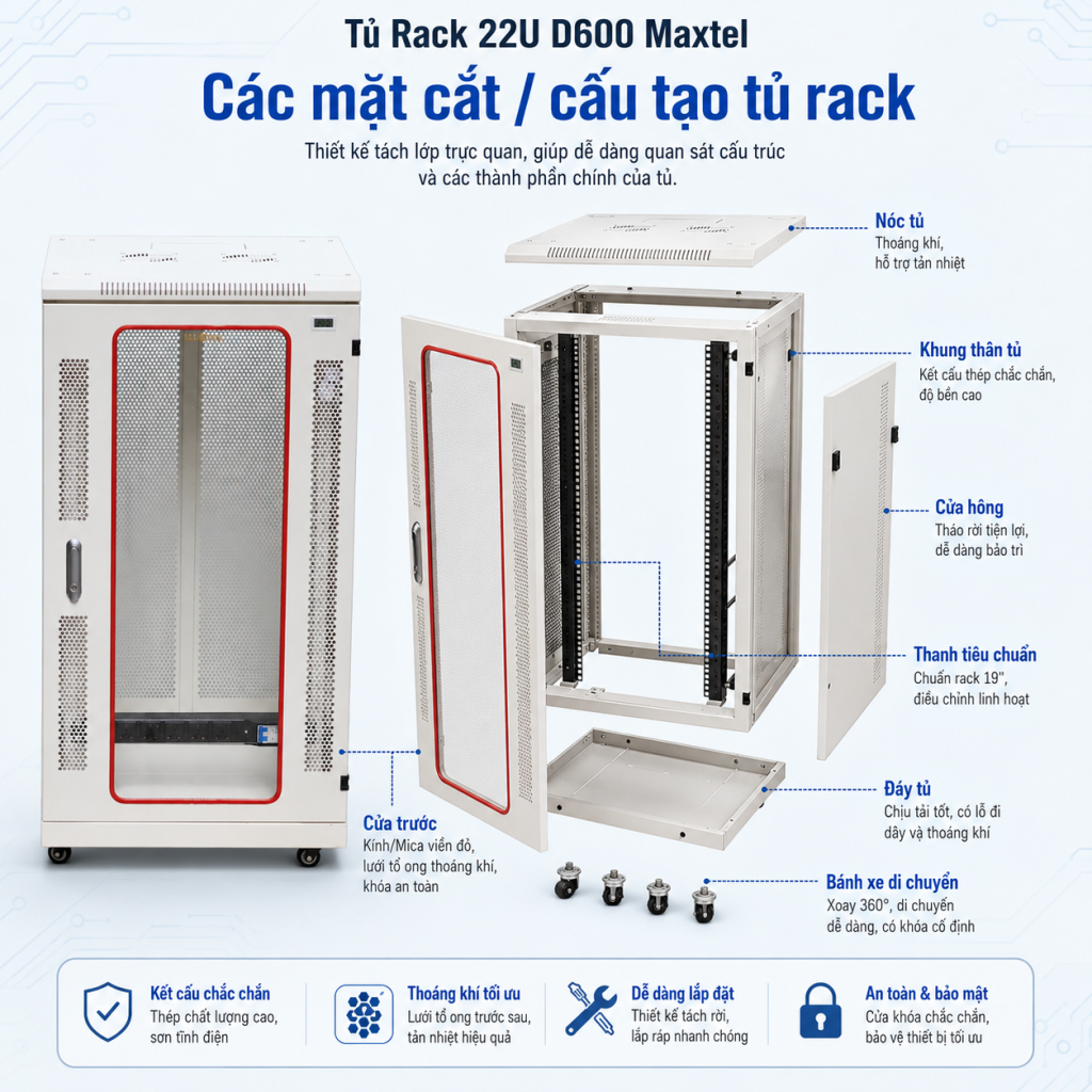 tu-rack-22u-d600