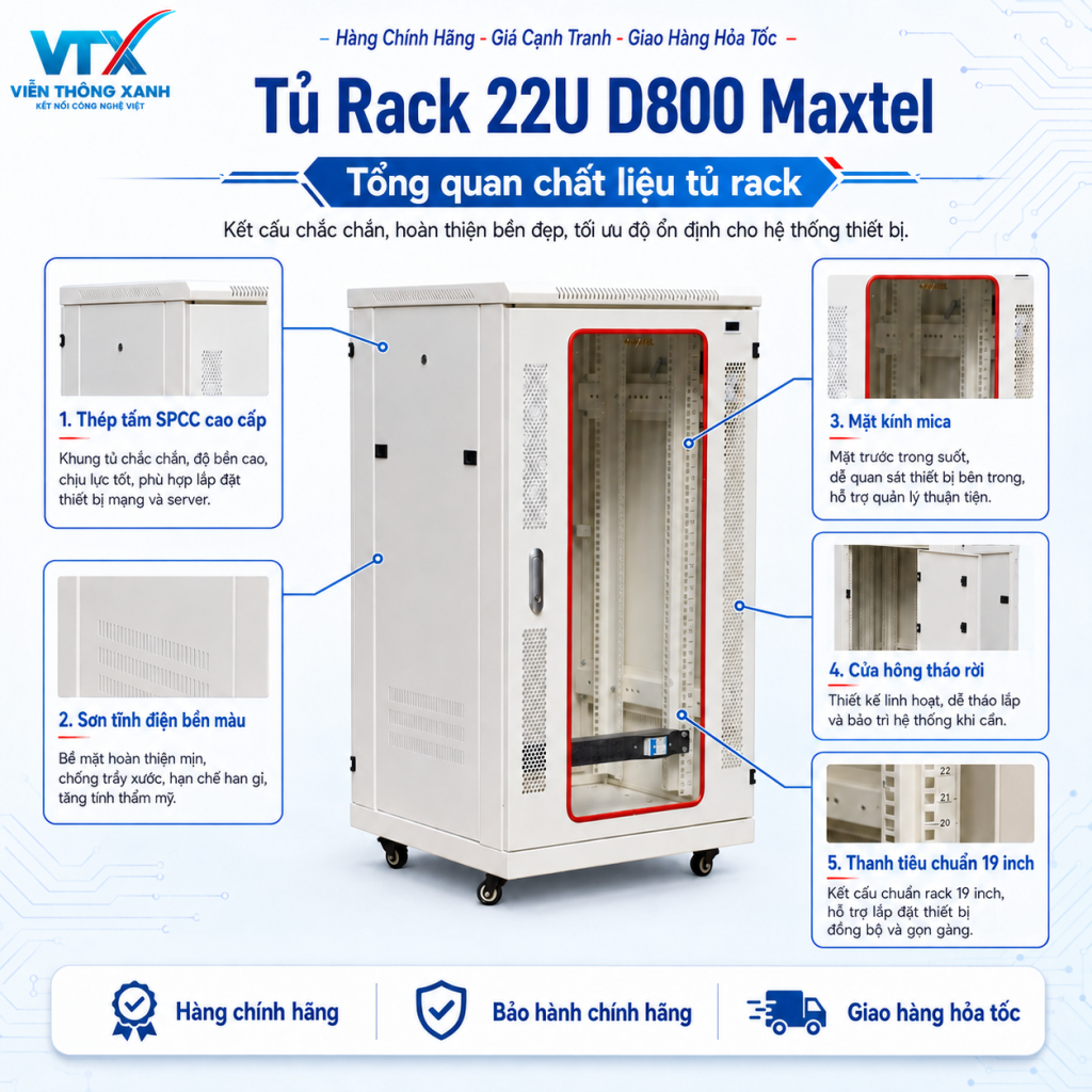 tu-rack-22u-d800