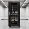tủ rack 27u trong trung tâm lưu trữ NAS doanh nghiệp