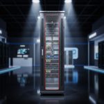 tủ rack 42u maxtel trong Showroom công nghệ cao