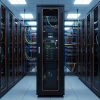 tủ rack 42u maxtel trong trung tâm dữ liệu doanh nghiệp