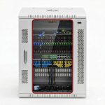 tủ rack treo tường 15U màu trắng