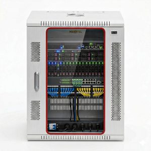 Tủ rack treo tường 15U D400 Maxtel – MTWR-15U400