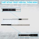 Thiết kế ray trượt thông minh của khay trượt tur ack 1UD800 Maxtel