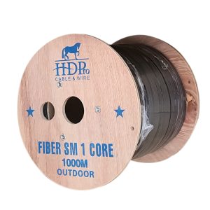 Cáp quang đệm chặt ngoài trời 1FO, 2FO, 4FO HDPRO (Có dây căng)
