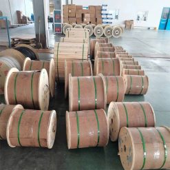Cáp quang đệm chặt ngoài trời 1FO, 2FO, 4FO HDPRO (Có dây căng) (1)