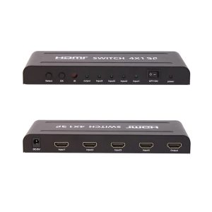 Chuyển HDMI SOFLY (Switch)  4 vào 1 ra có remote