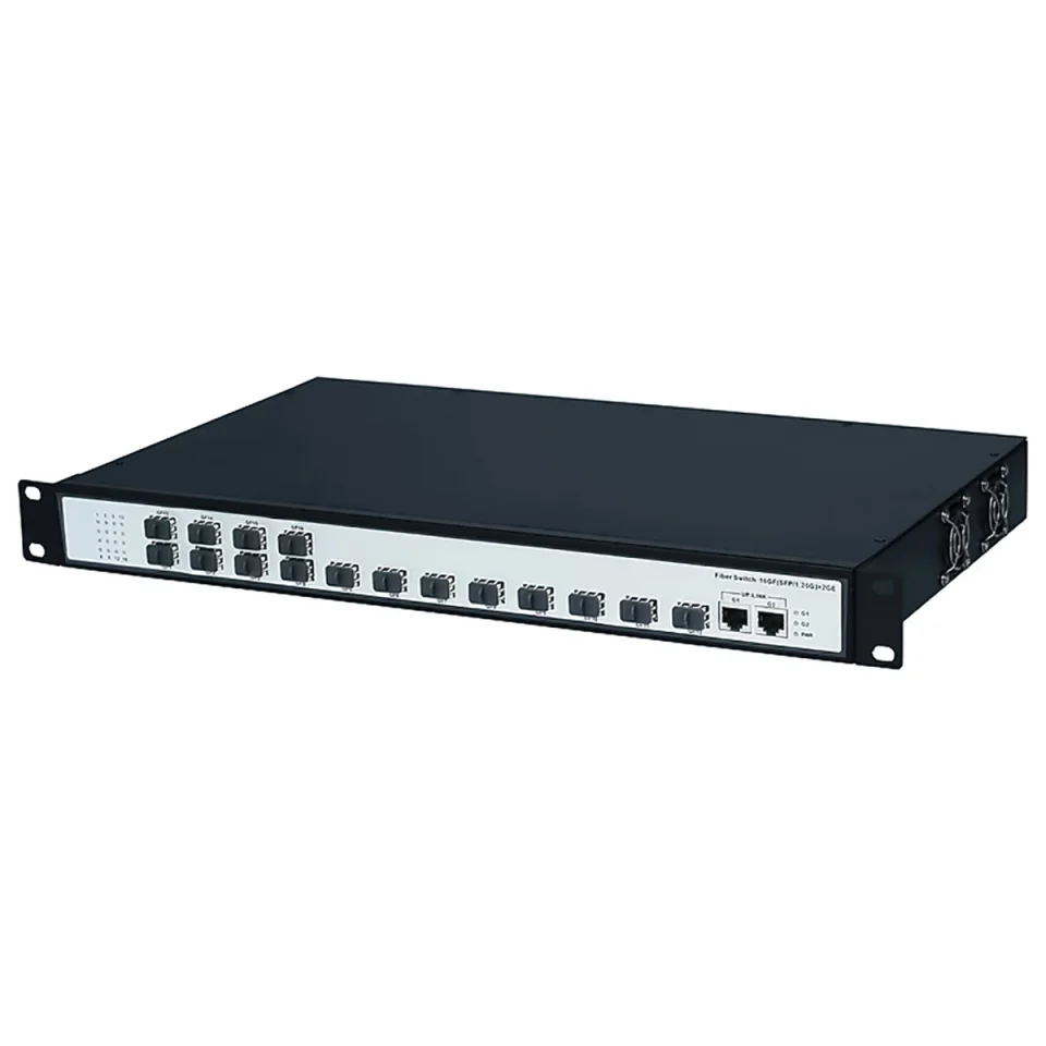 Converter 16 cổng SFP + 2 cổng RJ45 1G HDtec (1)