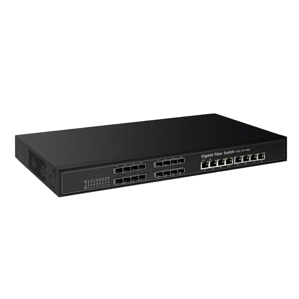Converter 16 cổng SFP + 8 cổng RJ45 1G HDtec (2)