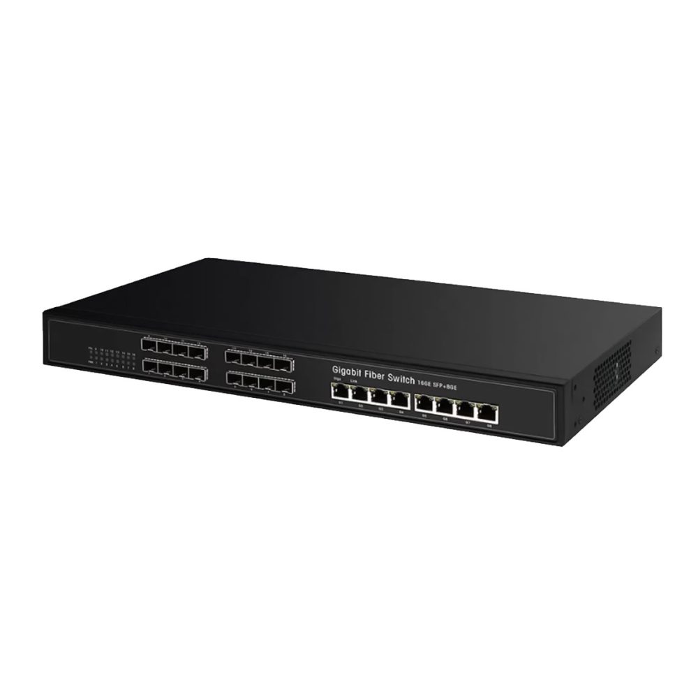 Converter 16 cổng SFP + 8 cổng RJ45 1G HDtec