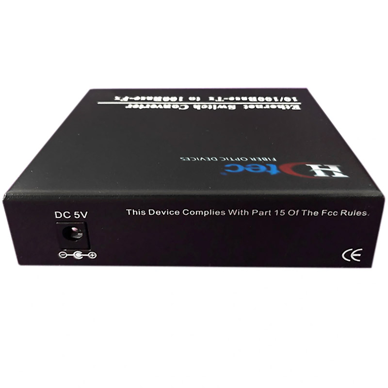 Converter 2 cổng quang + 3 cổng RJ45 100M HDtec....