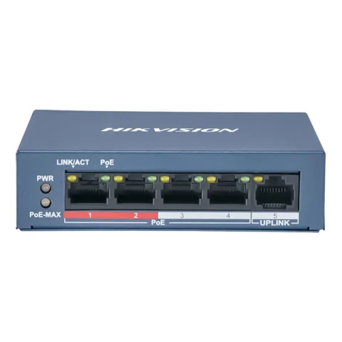 Switch POE 4 Cổng HIKVISION DS-3E0105P-E(B)