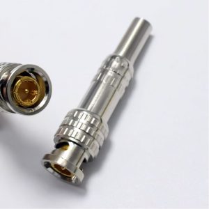 Đầu BNC mạ đồng cho cáp đồng trục RG58, RG59, RG6 B22