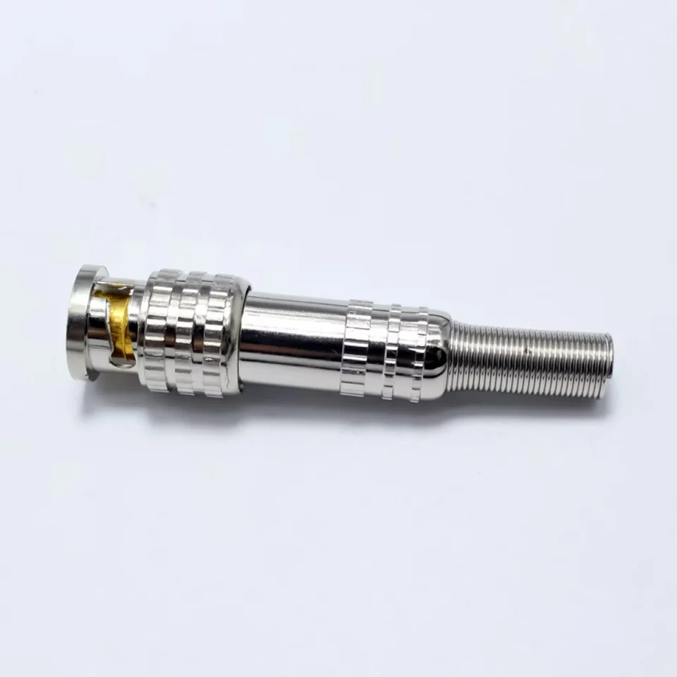 Đầu BNC mạ đồng cho cáp đồng trục RG58, RG59, RG6 B22 (2)