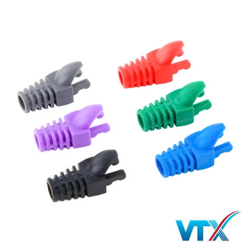 Đầu Boot Cat5e Nắp chụp đầu mạng có ngàm gài Loại Tốt