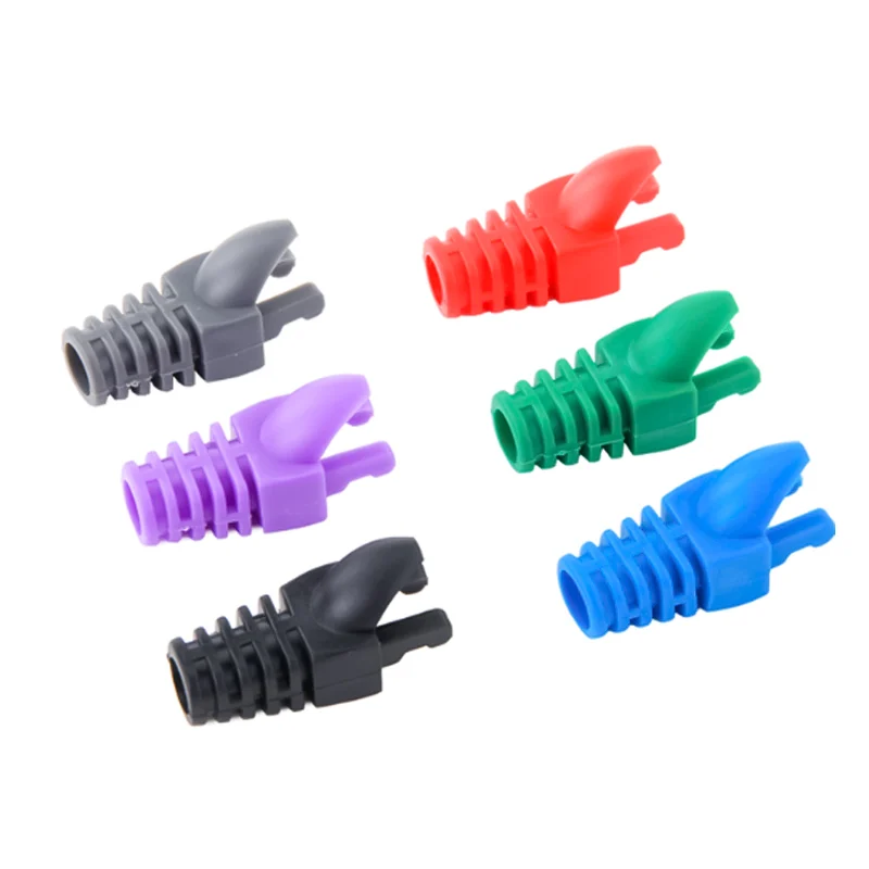 Đầu Boot Cat5e Nắp chụp đầu mạng có ngàm gài