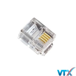 Đầu Điện Thoại  HDTEC RJ11 (Mạ Vàng)