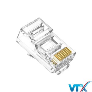 Đầu RJ45 CAT5e UTP HDTEC (Mạ Vàng)