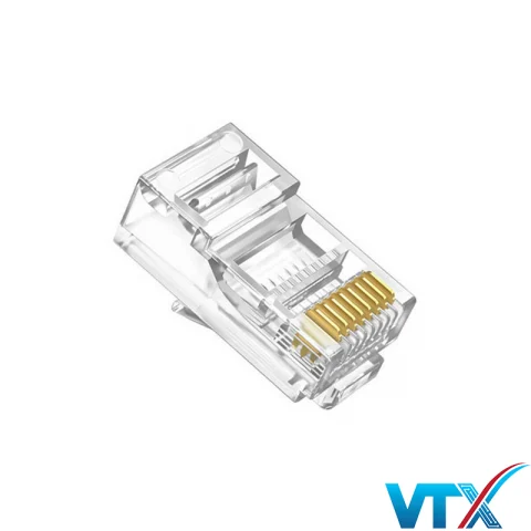 Đầu RJ45 CAT6 UTP  HD-Link (Mạ Vàng)