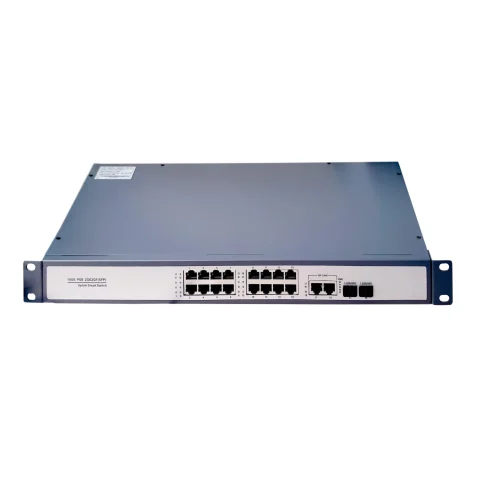 Fiber Network Switch 18 cổng RJ45 1G +2 Slot SFP 1.25G