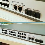 Fiber Network Switch 26 cổng RJ45 1G +2 Slot SFP 1