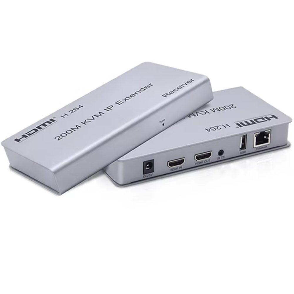 HDTEC HDMI KVM 200M 1080P (Tích hợp chia 2 HDMI)