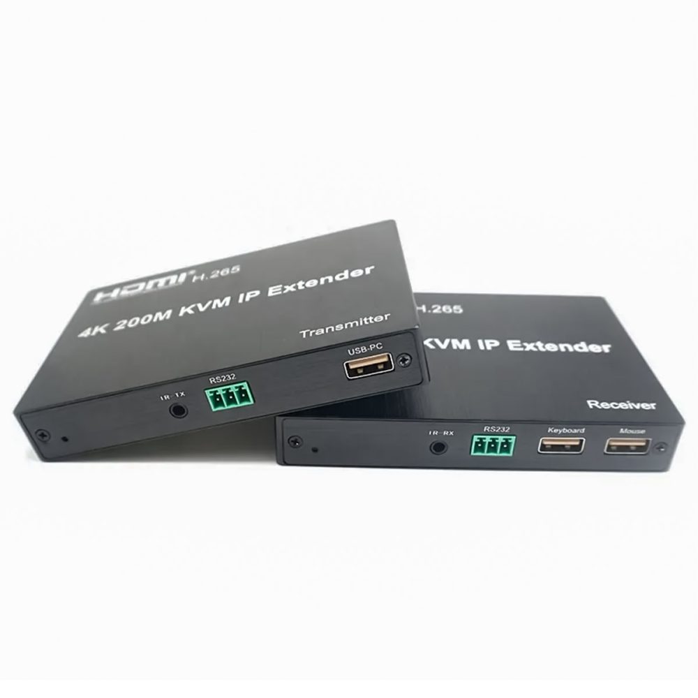 HDTEC HDMI KVM 200M 4K (Tích hợp chia 2 HDMI)