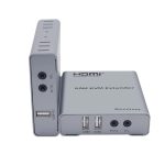 HDTEC HDMI KVM 60M 1080P (Có USB, Audio) (Bộ mở rộng HDMI 4K 60M) (2)