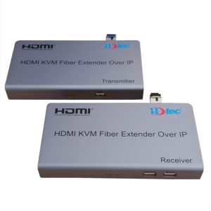 HDTEC HDMI KVM CONVERTER 1080P  (Kéo dài HDMI + USB  bằng Cáp Quang)