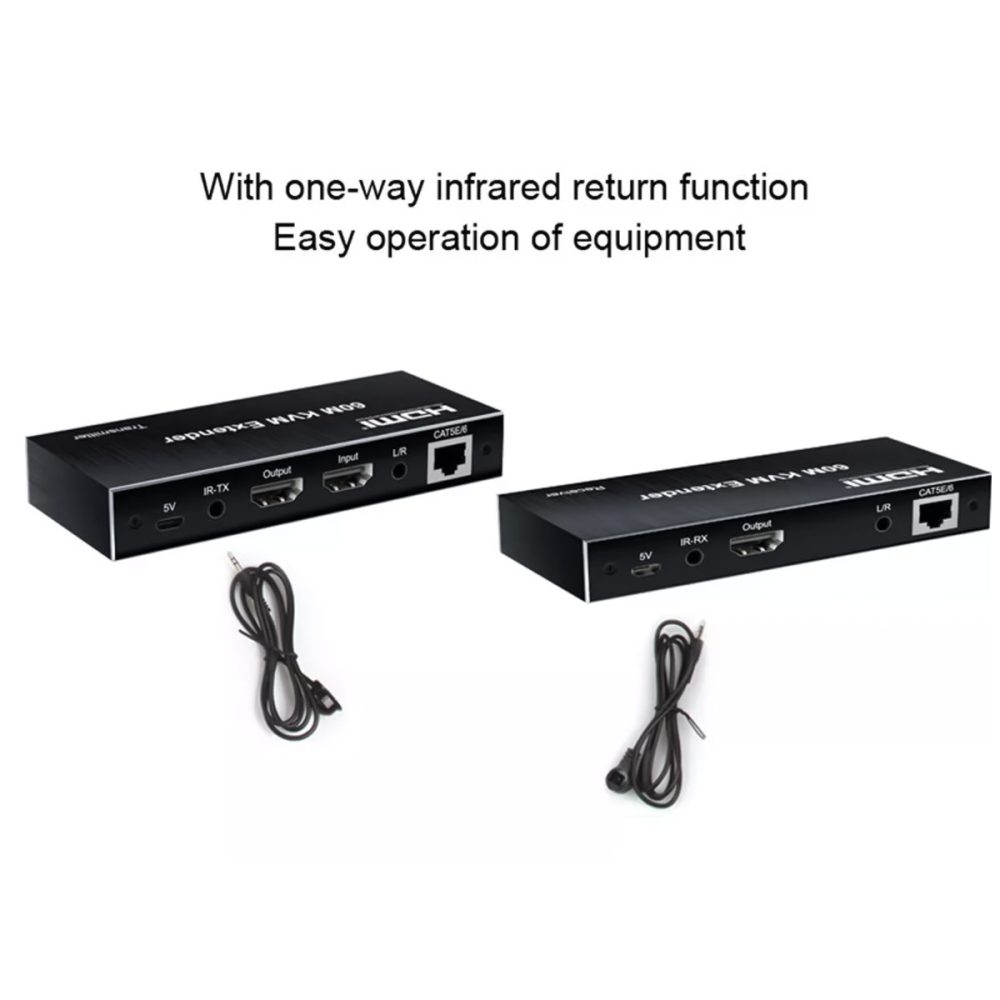 HDTEC HDMI KVM LOOP 60M 1080P (Có USB, Audio, Loop,) (4)