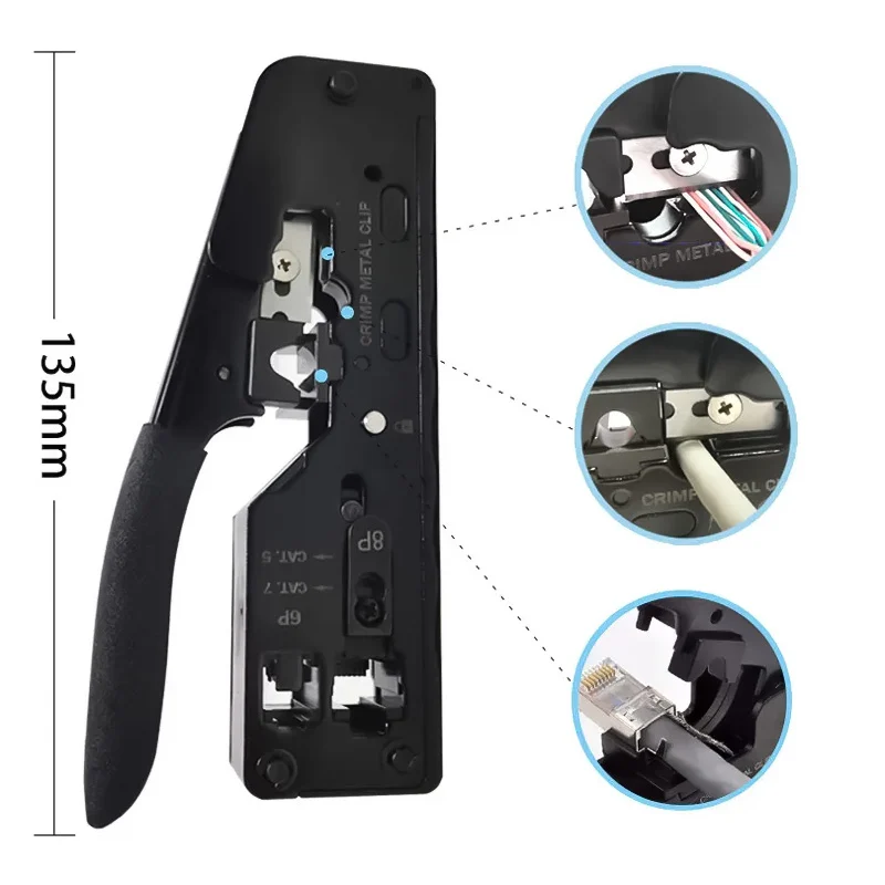 Kềm Bấm Mạng HD-Crim 08 Xuyên thấu AM-718