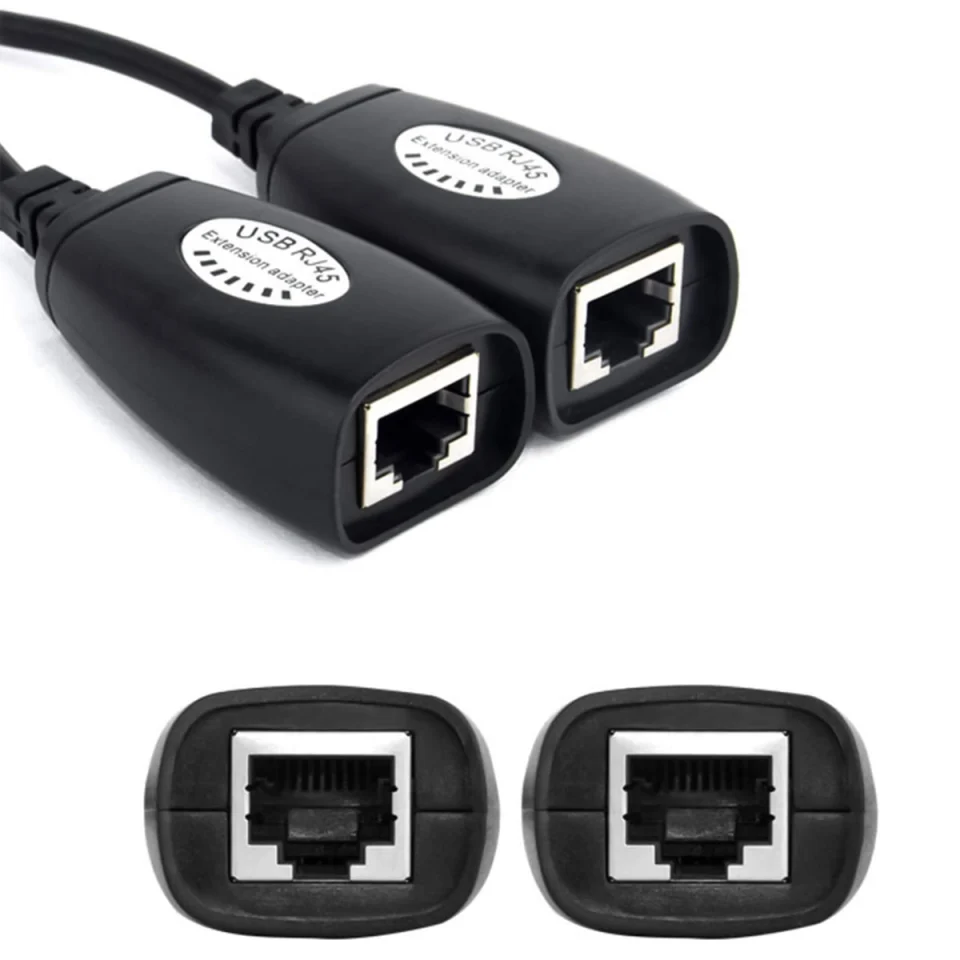 Kéo dài USB 50 mét bằng cáp mạng (4)
