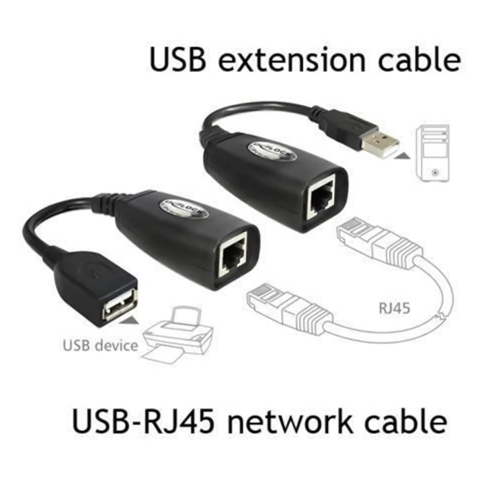 Kéo dài USB 50 mét bằng cáp mạng (5)