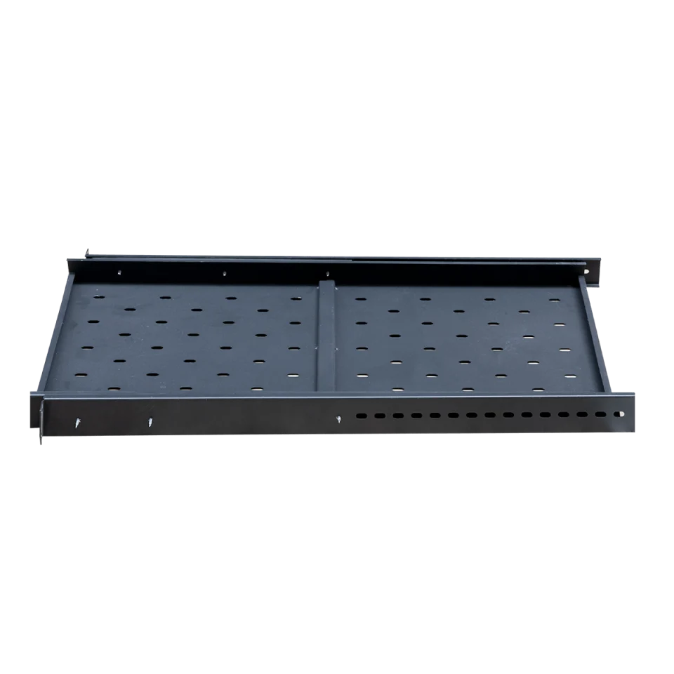 Khay trượt tủ rack 1UD1000 Maxtel màu đen