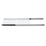 Ảnh chụp chi tiết khay trượt tủ rack 1ud100 Maxtel màu trắng