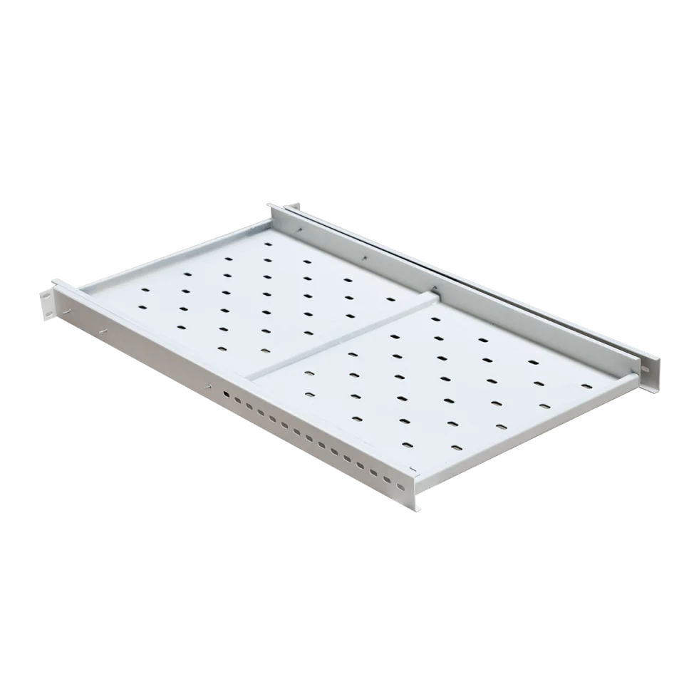 Ảnh chụp khay tủ rack màu trắng 1UD1000 Maxtel