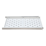 Ảnh chụp chi tiết khay trượt tủ rack 1ud100 Maxtel màu trắng
